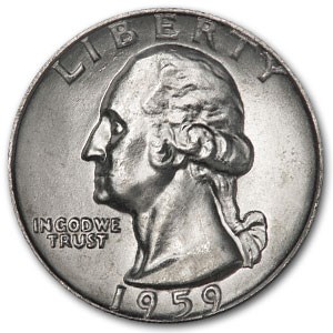 1959 Washington Quarter BU 1959 Washington Quarter BU